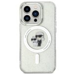 Karl Lagerfeld KLHMP15LHGKCNOT iPhone 15Pro 6.1" transparent hardcase Karl&Choupette Glitter MagSafe - imagine 3