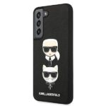 Karl Lagerfeld KLHCS22SSAKICKCBK S22S901 black Saffiano Karl & Choupette Head - imagine 2