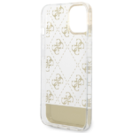 Guess GUHCP14SHG4MHG iPhone 14 / 15 / 13 6.1" gold hardcase 4G Pattern Script - imagine 7