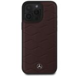 Mercedes MEHCP16X23RWRSR iPhone 16 Pro Max 6.9" red hardcase MB Waves Leather - imagine 3