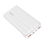 Borofone BJ9A Uranus 20000mAh White | Powerbank | Power bank, 2x USB, 1x USB-C, PD QC 3.0 22,5W - imagine 2