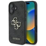 Guess GUHCP16M4GMGGR iPhone 16 Plus 6.7" black hardcase 4G Big Logo