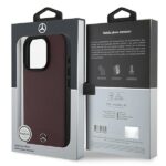 Mercedes MEHMP16X23RBARR iPhone16 Pro Max 6.9" czerwony/red hardcase Textured And Plain Leather MagS - imagine 8