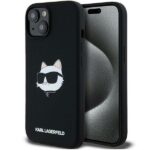Karl Lagerfeld KLHMP15MSCHPPLK iPhone 15 Plus / 14 Plus 6.7" black hardcase Silicone Choupette