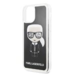 Karl Lagerfeld KLHCN61ICGBK iPhone 11 6,1" / Xr black Iconic Glitter - imagine 3