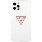 Guess GUHCP12LPCUCTLWH iPhone 12 Pro Max 6,7"  white hardcase Triangle Collection - imagine 3