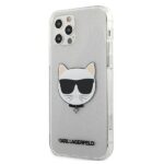 Karl Lagerfeld KLHCP12LCHTUGLS iPhone 12 Pro Max 6,7" silver hardcase Glitter Choupette - imagine 2