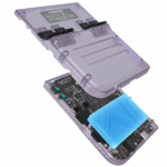 Console Anbernic RG35XX translucent purple Dual-system (GarlicOS) - imagine 4