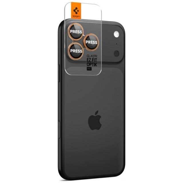 Spigen Optik Pro Glas.TR "EZ FIT" Camera Protector 2pcs for iPhone 17 Pro Max / 16 Pro / 16 Pro Max - imagine 6