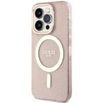 Guess GUHMP14LHCMCGP iPhone 14 Pro 6.1" pink hardcase Glitter Gold MagSafe - imagine 2