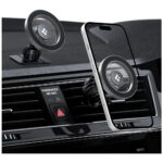 Car Mount Spigen MFT13 2-in-1 MagSafe silver - imagine 5