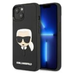 Karl Lagerfeld KLHCP13SKH3DBK iPhone 13 mini 5,4" black hardcase 3D Rubber Karl`s Head