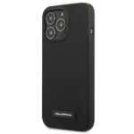 Karl Lagerfeld KLHCP13XSLMP1K iPhone 13 Pro Max 6,7" hardcase black Silicone Plaque - imagine 2