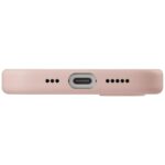 Case UNIQ Lino for iPhone 16e (2025) Magclick Charging pink - imagine 3