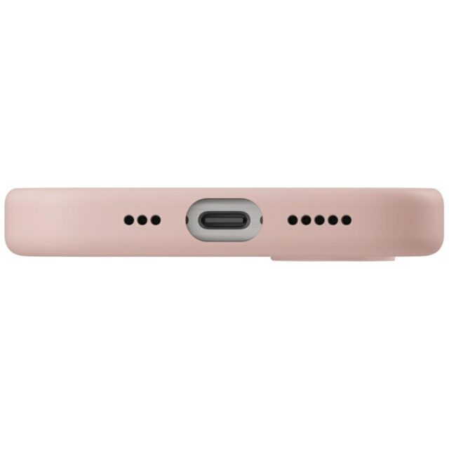 Case UNIQ Lino for iPhone 16e (2025) Magclick Charging pink - imagine 3