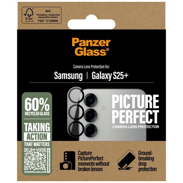 Tempered glass for lens PanzerGlass PicturePerfect Lens Protector for Samsung Galaxy S25+ - imagine 4
