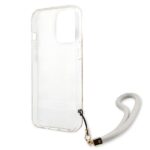 Guess GUHCP13LHFLSD iPhone 13 Pro / 13 6,1" gold hardcase Flower Strap - imagine 7