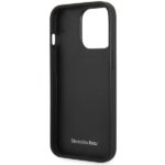 Mercedes MEHCP14X8ROLK iPhone 14 Pro Max 6.7" Black Hardcase Leather Wave Pattern - imagine 7