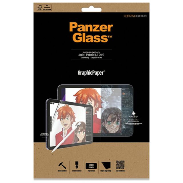 PanzerGlass GraphicPaper iPad mini 8,3"(2021) Case Friendly Antibacterial - imagine 7