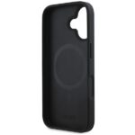 DKNY DKHMP16SPSCMCLK iPhone 16 6.1" black hardcase Plain Silver Logo MagSafe - imagine 7