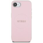 Case Guess Grained Ring MagSafe for iPhone 16e pink - imagine 3