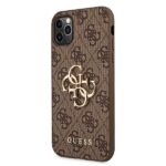 Guess GUHCN654GMGBR iPhone 11 Pro brown hardcase 4G Big Metal Logo - imagine 2