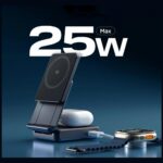 Ładowarka indukcyjna 2w1 Spigen           Essential Qi2.2 25W MagSafe czarny - imagine 2