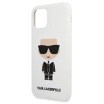 Karl Lagerfeld KLHCN58SLFKWH iPhone 11 Pro hardcase white Silicone Iconic - imagine 3