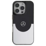 Mercedes MEHMP16X23HBIGK iPhone 16 Pro Max 6.9" black silver hardcase Double Layer BiColor MagSafe - imagine 3