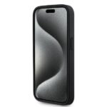 Karl Lagerfeld KLHMP15XPKHPORPK iPhone 15 Pro Max 6.7" hardcase black Leather Monogram Metal L - imagine 5