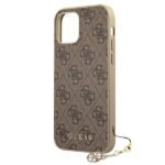 Guess GUHCP12MGF4GBR iPhone 12/12 Pro 6,1" brown hardcase 4G Charms Collection - imagine 6
