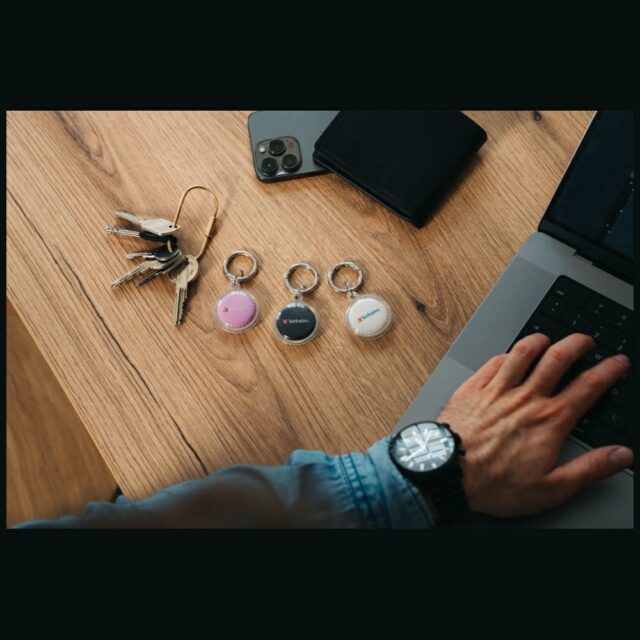 Verbatim My Finder Coin Bluetooth black white purple - tracking device - imagine 5