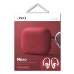 UNIQ Nexo Case AirPods 3 gen.+ Ear Hooks Silicone coral - imagine 5