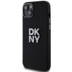 DKNY DKHCP15MSMCBSK iPhone 15 Plus / 14 Plus 6.7" black hardcase Liquid Silicone Metal Logo - imagine 2