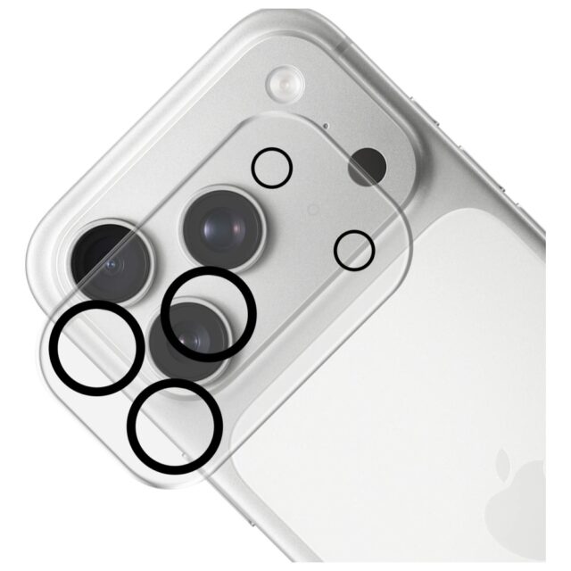 Protection for the camera lens 3MK Lens Pro Full Cover for Apple iPhone 17 Pro - imagine 2