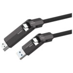 Cable 4smarts ComboCord USB4 HDMI 240W 1.5m black - imagine 2