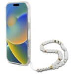 Guess GUHMP16MHGCRELST iPhone 16 Plus 6.7" transparent hardcase IML Glitter With Pearl - imagine 5