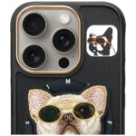 Nimmy Glasses Cool Dog MagSafe case for iPhone 16 Pro black - imagine 2