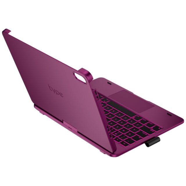 Case Flexbook Touch Typecase with keyboard for iPad 11" (A16) 2025 / iPad 10.9" 2022 raspberry - imagine 9
