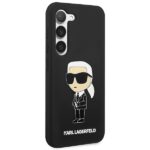 Karl Lagerfeld KLHCS23SSNIKBCK S23 S911hardcase black Silicone Ikonik - imagine 4