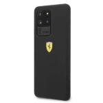 Ferrari Hardcase FESSIHCS69BK for Samsung Galaxy S20 Ultra (G988) Black Silicone Collection - imagine 2