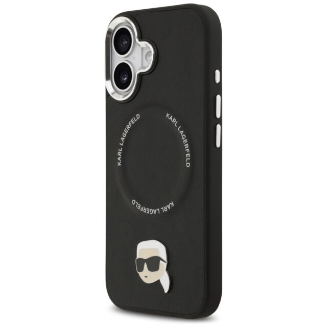 Karl Lagerfeld Karl Pin MagSafe Case for iPhone 17 Black - imagine 2