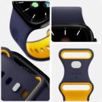 Band Spigen Nano Pop for Apple Watch 6/7/8/9/10/11/SE/SE 3/Ultra1/Ultra2/Ultra3 (44/45/46/49mm) navy - imagine 7