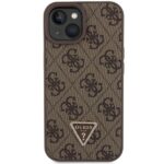Guess GUHCP15MP4TDSCPW iPhone 15 Plus / 14 Plus 6.7"brown hardcase Crossbody 4G Metal Logo - imagine 4