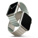 UNIQ Revix Strap Apple Watch Series 1-8/SE/SE2/SE3 38/40/41mm Reversible Magnetic green-beige