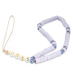 Guess Phone Strap GUSTPEARU lilac Heishi Beads