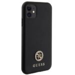 Guess GUHCN61PS4DGPK iPhone 11 / Xr 6.1" black hardcase Strass Metal Logo - imagine 4