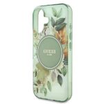 Guess GUHMP16MHFWBDCEN iPhone 16 Plus 6.7" green hardcase IML Flower & Tonal Circle MagSafe - imagine 6