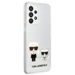 Karl Lagerfeld KLHCA33CKTR A33 5G A336 hardcase Transparent Karl & Choupette - imagine 4