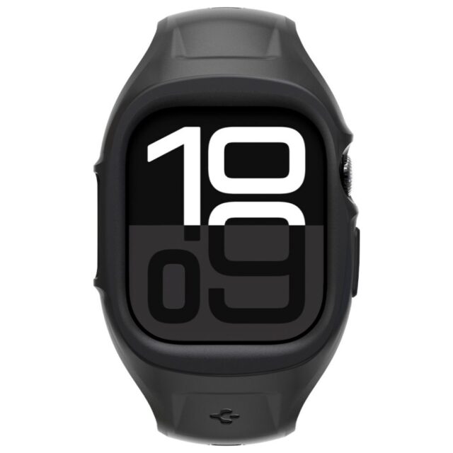 Case Spigen Liquid Air Pro for Apple Watch 10 (46 mm) black - imagine 2